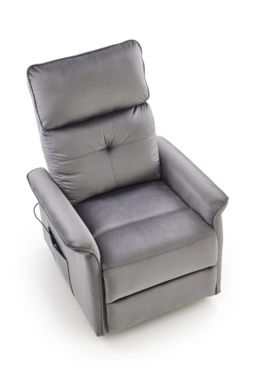 Relaxačné kreslo SEMIR 2 sivé