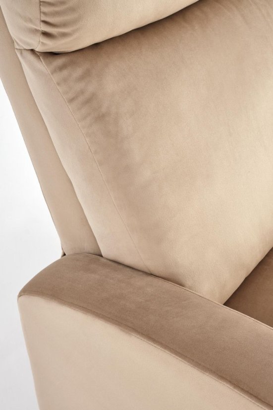 Relaxační křeslo WONDER béžové s funkcí houpání