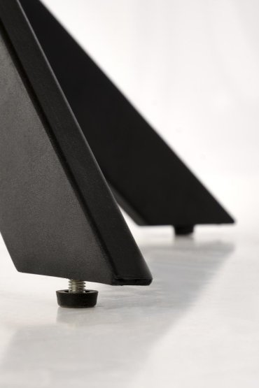 Kulatý jídelní stůl EDGAR 100 dub zlatý/černý