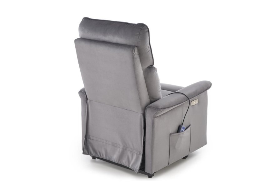 Relaxační křeslo SEMIR 2 šedé